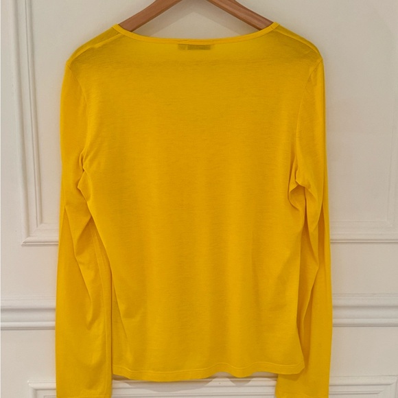 Jil Sander yellow long sleeve top - Picture 2 of 3